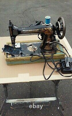 Original Singer Sewing Machine Sphinx Model Great Condition Working Very Clean