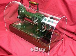 Perspex Crystal Clear Plexiglass Dome Lid SINGER Sewing Machine Case 15 201 66