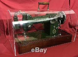 Perspex Crystal Clear Plexiglass Dome Lid SINGER Sewing Machine Case 15 201 66