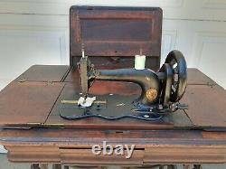RARE 1871 Singer 12 Sewing Machine, Mother Of Pearl Inlaid, ORIGINAL CONDITION