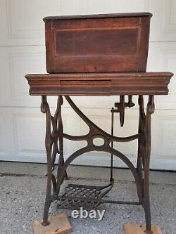 RARE 1871 Singer 12 Sewing Machine, Mother Of Pearl Inlaid, ORIGINAL CONDITION