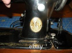 RARE Antique 1920'S AB420 Singer Sewing Machine Model 99 75 Cycles 110 Volt VTG