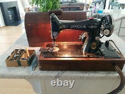 RARE Antique 1926 AB Singer Sewing Machine Model 99 60 Cycles 110 Volt Vintage