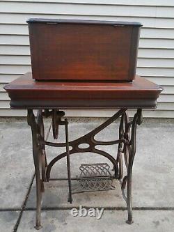 Rare 1874 Singer 12 Sewing Machine, Mother Of Pearl Inlaid, ORIGINAL CONDITION