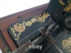 Rare 1903 model Singer 48k Ottoman Hand Crank sewing machine R1354117