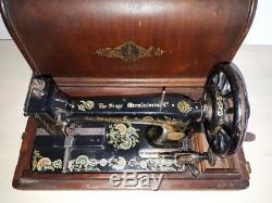 Rare 1906 model Singer 48k Ottoman Hand Crank sewing machine S540327