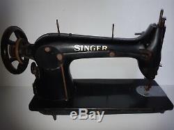 Rare 1924 Industrial Singer sewing machine 31K32 head reversible drop feed