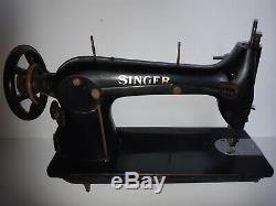 Rare 1924 Industrial Singer sewing machine 31K32 head reversible drop feed