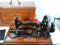 Rare Antique Singer 12k Fiddlebase Sewing Machine, Full Service & Sews Perfectly