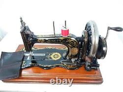 Rare Antique Singer 12k Fiddlebase Sewing Machine, Full Service & Sews Perfectly