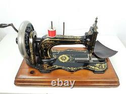 Rare Antique Singer 12k Fiddlebase Sewing Machine, Full Service & Sews Perfectly