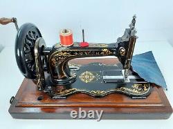 Rare Antique Singer 12k Fiddlebase Sewing Machine, Full Service & Sews Perfectly