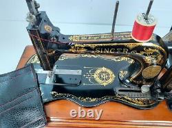 Rare Antique Singer 12k Fiddlebase Sewing Machine, Full Service & Sews Perfectly