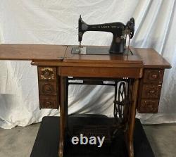 Rare Pre 1930'ss Antique Singer Model 99 Sewing Machine Cabinet Will Ship