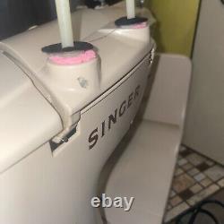 Rare SINGER 431G Chain Stitch SEWING MACHINE Orig. Case