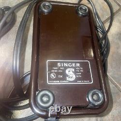 Rare SINGER 431G Chain Stitch SEWING MACHINE Orig. Case