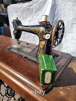 Rare Singer 66 Red Eye Treadle Head Sewing Machine Only No Base