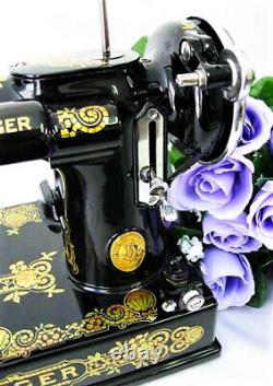 Rare, Singer Featherweight 221 Sewing Machine VICTORIAN TIFFANY GINGERBREAD