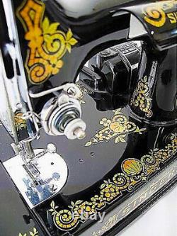 Rare, Singer Featherweight 221 Sewing Machine VICTORIAN TIFFANY GINGERBREAD