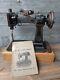 Rare Original 1917 Pique Singer 46k1 Gloves Sewing Machine With Parts Booklet