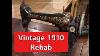 Rehab And Rewiring Of A Singer Sewing Machine From 1910