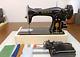 Serviced 1955 Singer 15-91 Gear Drive Sewing Machine Denim Leather Canvas