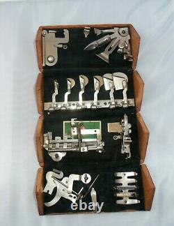 SINGER 1889 Oak Puzzle Folding Attachments Box Dovetail Sewing Machine