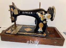 SINGER 1923 ORIGINAL sewing machine with electric motor SERIAL # G9967731 RARE