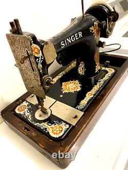 SINGER 1923 ORIGINAL sewing machine with electric motor SERIAL # G9967731 RARE