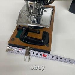 SINGER Antique Sewing Machine Hand-Cranked Sewing Machine Junk With Wooden Cover