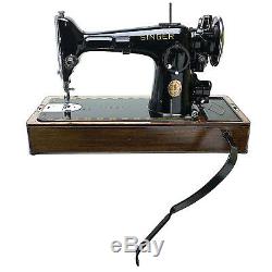 SINGER Sewing Machine Wooden Base for 15 66 201 with Knee Lever Control Restored