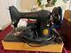 Singer Vintage Portable Electric Sewing Machine + Case & Accessories