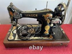 Singer 128 Sewing Machine 1927 Serial # AB857026