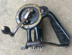 Singer 12K Sewing Machine Hand crank assembly and belt guard