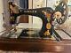 Singer 28k, Vintage Sewing Machine W. Bent Wood Case Circa 1912