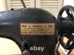 Singer 31-15 Industrial Tailors Antique Treadle Sewing Machine SEWS STRONG