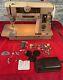 Singer 401a Sewing Machine With Pedal Great For Quilting! Vintage Tested