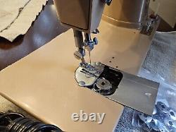 Singer 401a sewing machine cleaned and serviced Fair Cond SN NB830827