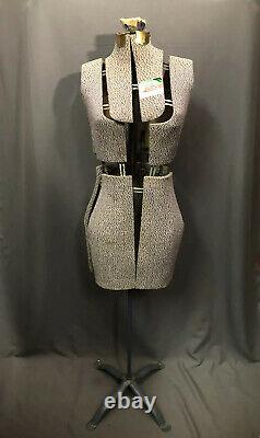 Singer Adjustable Dress Form Size Jr Vintage Sewing Display Cast Iron Stand USA