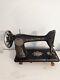 Singer Antique Sewing Machine G0596415 1924 Treadle Model 66-1 Red Eye Cast