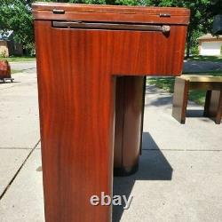 Singer Art Deco Sewing Cabinet and Bench