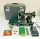 Singer Featherweight 221-1 Sewing Machine 1950 With Case And Extras