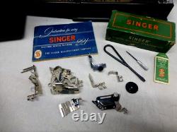 Singer Featherweight 221 Sewing Machine 1957 Am700098 Super Nice-works Great