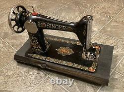 Singer Red Eye Sewing Machine Antique