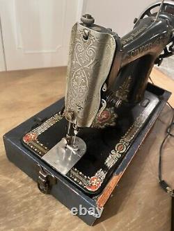 Singer Red eye sewing machine Model 66