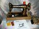 Singer Redeye 66 Sewing Machine Withman, Accs, Needles, Bobbins, Converted