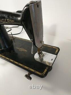 Singer Sewing Machine 201 Pedal & Light Serial AH832099 Works 1948