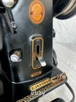 Singer Sewing Machine 306k Zig Zag Black Vintage Antique Rare 67 Years Old