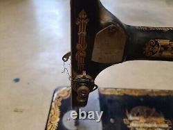 Singer Sewing Machine Antique Sphinx Treadle Head Untested