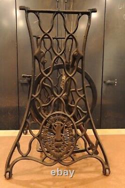 Singer Sewing Machine Cast Iron Base Stand